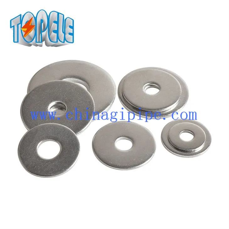 Tanka ravna podloška DIN125 od nehrđajućeg čelika Ravna podloška od metala