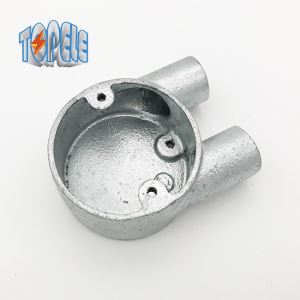20mm 25mm Branch 2 Way U Shape conduit junction box